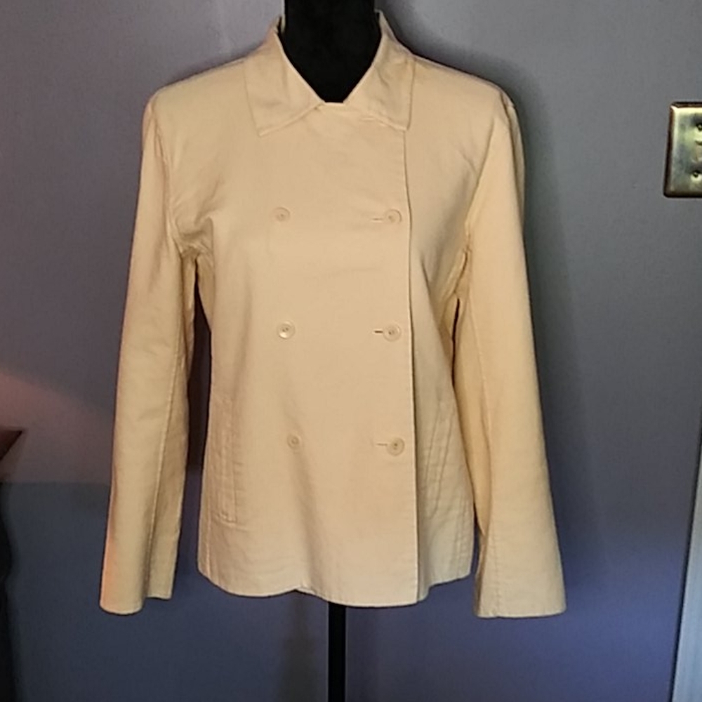 Eileen Fisher Double Breasted Career Jacket EUC